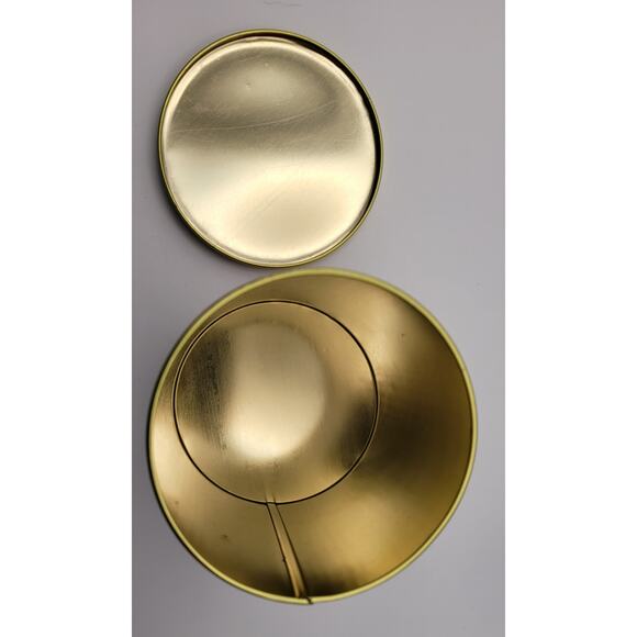 Mid Century Vintage Container / Red Gold Decorative Candy Tin / Made In England - Picture 10 of 16